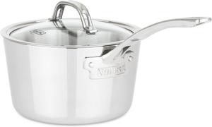 Сотейник Viking из нержавеющей стали со стеклянной крышкой 3,2 л, серебристый