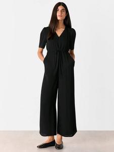 Комбинезон с завязками на талии и коротким рукавом Whistles, черный