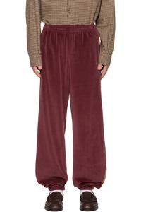 Needles Бордовые спортивные штаны для боковой линии поля