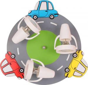 Детский потолочный светильник 40x16 см, синий/желтый/красный