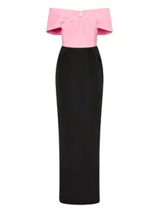 Платье макси Amaro на одно плечо Rebecca Vallance, розовый