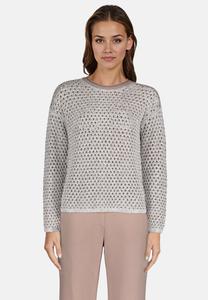 Джемпер Betty Barclay MIT LOCHMUSTER, Patch Taupe Beige/Brown