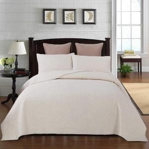 WQQ2878FFFFWAAAAA Стеганое хлопковое покрывало пэчворк однотонное двойное