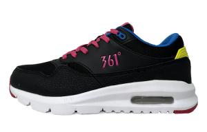 Кроссовки женские Lifestyle с низким верхом, цвет черный/азалия, пудровый 361°