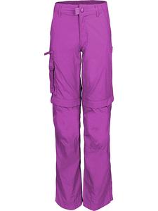 Trollkids Трекинговые брюки с отстегивающимися штанинами "Oppland" - зауженный крой - фиолетового цвета