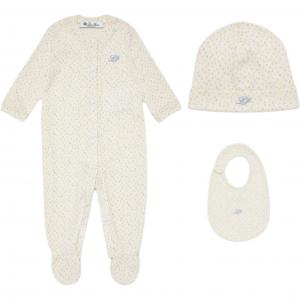 Комбинезон FW25 для младенцев и малышей Loro Piana, экрю