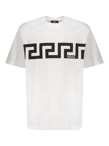 Футболка из хлопка Versace, белый