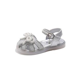 Детские сандалии с низким верхом для детей от 3 до 7 лет TONYBEAR, серебряный