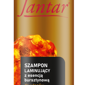 Шампунь для ламинирования с янтарной эссенцией для поврежденных и вьющихся волос, 300 мл Jantar Bursztynowa laminacja