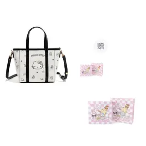 Sanrio Женская сумка из полиуретана черно-белая, Black White