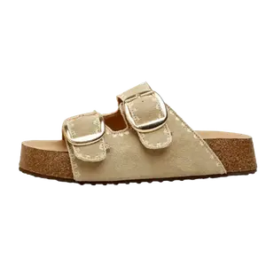 Устойчивые к запаху и истиранию сандалии с амортизацией для женщин TAFN, Apricot