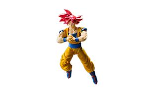 BANDAI Фигурка Sun Wukong Soul Limited Shf Dragon Ball Movie Super Saiyan Divine Red Hair
