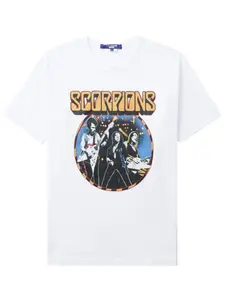 Футболка с графичным принтом Junya Watanabe MAN, белый