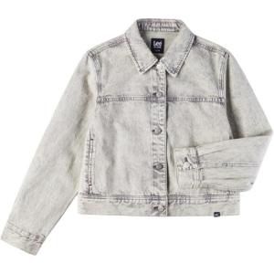 Lee Джинсовые куртки женские Light Gray Lapel Moderate