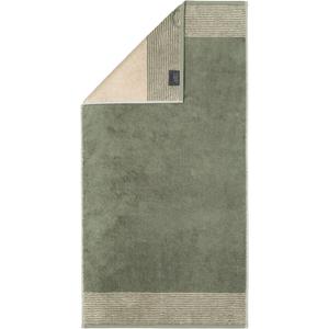 Полотенца luxury home двухцветные 590  Cawoe, зеленый