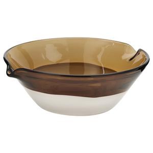 Сервировочная миска, коричневая/стеклянная, 30 см IKEA Ommjänge