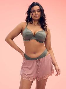 Бюстгальтер пуш-ап идеальной формы Body By Victoria, jacquard expedition green