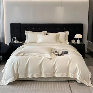 Generic Комплект постельного белья из египетского хлопка с вышивкой White