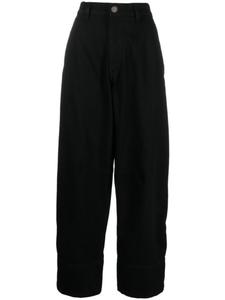 Charles Jeffrey Loverboy широкие джинсы с вышивкой, черный