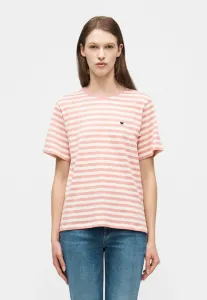 Футболка с принтом venaco Weekend Max Mara, Off White/Pink Rose