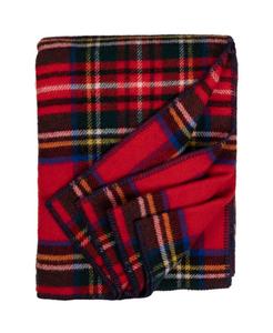 Большой плед Highland Tweeds, 59 x 80 дюймов Prince of Scots, Black  Red