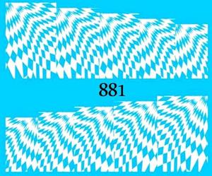 Водные наклейки для ногтей - №881, Raisin