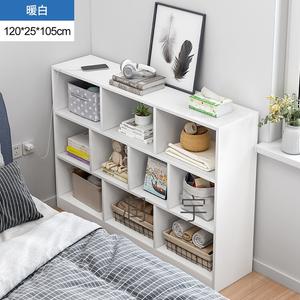 Yu Senyi Узкий настенный прикроватный шкафчик 120 см для спальни или гостиной с задней стенкой, цвет warm white