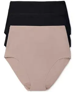 Женские хлопковые трусы с высокой посадкой Bliss Bare, 3 шт. 778346MP Natori, мультиколор