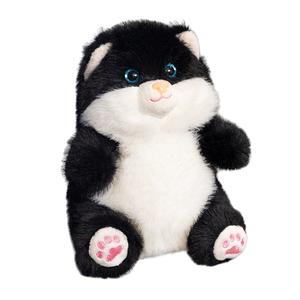 Плюшевая игрушка корова плюшевая кукла высота 20см Ten Thousand Children's Music, черный
