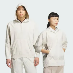 adidas Beyond the Course Водоотталкивающая толстовка с длинными рукавами и молнией до середины груди из рипстопа