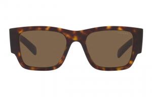 Очки солнцезащитные квадратные с эффектом панциря черепахи PRADA