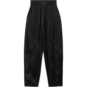 Брюки-бананы с логотипом Alexander Wang, черные