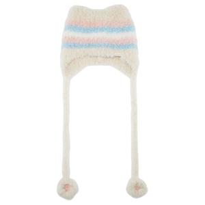 LINING Детская шапка из полиэстера бежевая, Ecru