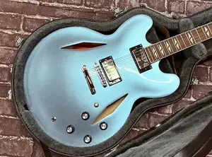 Epiphone DG335 Dave Grohl Signature 335 Pelham Blue Новая, неиспользованная, оригинальная, у дилера 8lb5oz #737