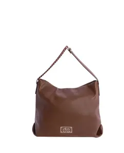 Коричневая сумка через плечо Novara на молнии Don Algodón