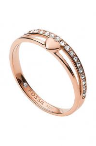 Кольцо Fossil, розовый