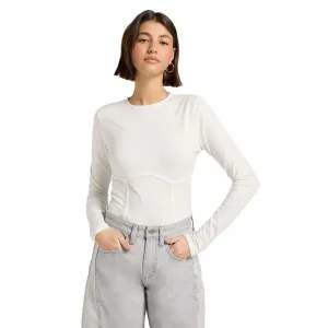 Футболка с длинным рукавом Lee 112370971, белый