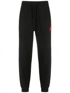 Спортивные брюки с нашивкой-логотипом BOSS, черный