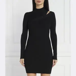 Платье с разрезом Hugo, черный