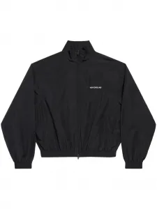 Спортивная куртка с логотипом BALENCIAGA, черный