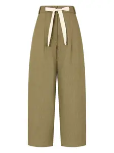 Брюки с кулиской Studio Tomboy, зеленый