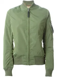 Классическая куртка-бомбер Alpha Industries, зеленый