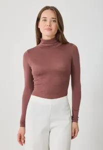 Топ с длинными рукавами, изготовленный из шерсти. Anna Field, Marron