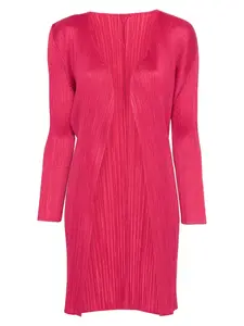 Плиссированный кардиган Pleats Please Issey Miyake, розовый