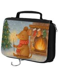 Mr. & Mrs. Panda Косметичка с рождественским рисунком мышки, без... белого цвета