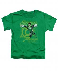 Детская футболка с коротким рукавом Baby-Girls Sector 2814 Green Lantern, Medium green