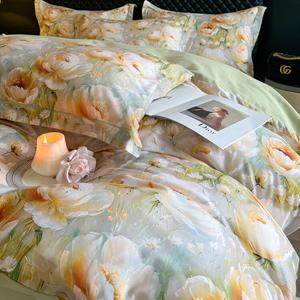 Jie Liya Комплект постельного белья с простыней на резинке, размер 200x230 см