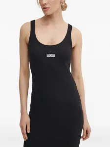 Макси-платье с разрезом сбоку Gestuz, черный