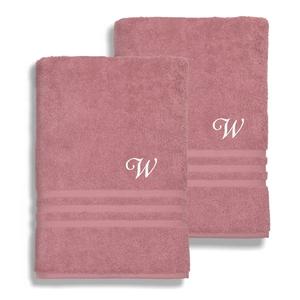 Домашний текстиль Linum, турецкий хлопок Denzi, персонализированный набор из 2 предметов для ванной