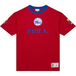 Mitchell Ness Футболка Mitchell & Ness x NBA Philadelphia 76ers Team OG 3.0 Vintage мужская red